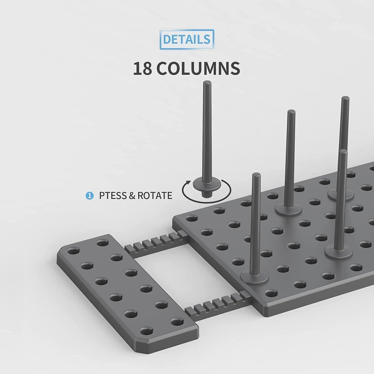 Drain Shelf Dish Drying Rack Kitchen Drawer Organizer