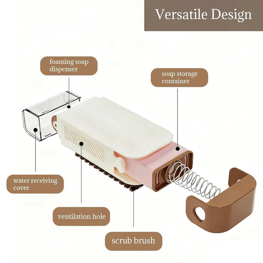 Foaming Soap Box with Roller Scrub